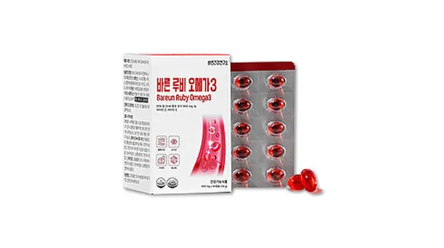 바른 루비 오메가3 제품 사진